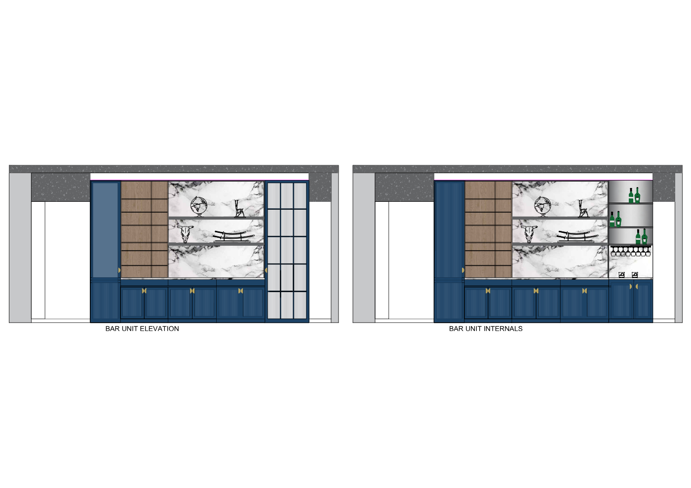 Bar Unit Elevation