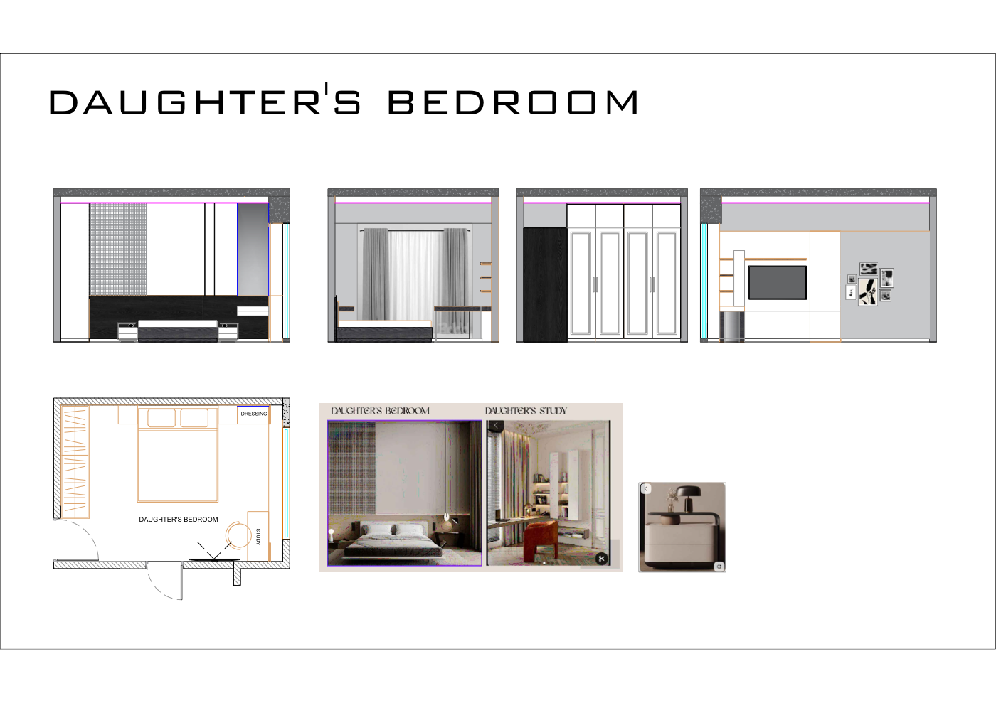 Daughter's Bedroom Layout