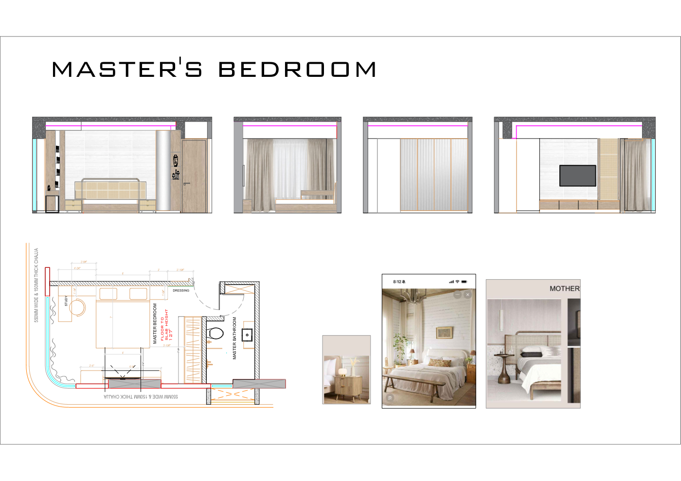 Master Bedroom Layout